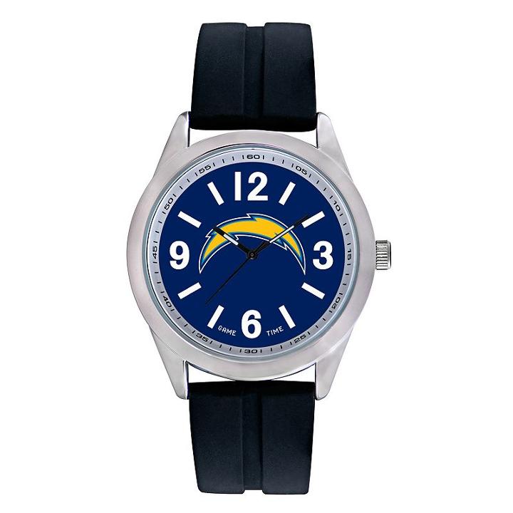 Men's Game Time San Diego Chargers Varsity Watch, Black