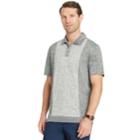 Men's Van Heusen Air Melange Classic-fit Colorblock Polo, Size: Xxl, Med Grey