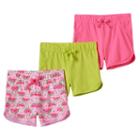 Toddler Girl Freestyle Revolution 3-pk. Watermelon Lace & Solid Shorts, Size: 3t, Ovrfl Oth