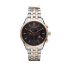 Citizen Eco-drive Men's Two Tone Stainless Steel Chronograph Watch, Multicolor