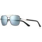 Men's Levi's&reg; Polarized Aviator Sunglasses, Dark Grey