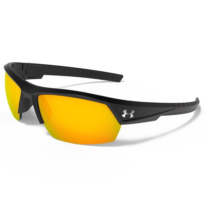 Men's Under Armour Igniter 2.0 Semirimless Wrap Sunglasses, Orange