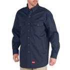 Men's Dickies Flame-resistant Button-down Shirt, Size: Xxl, Dark Blue