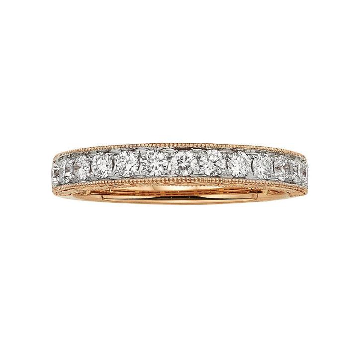 14k Gold 1/2-ct. T.w. Igl Certified Diamond Wedding Ring, Women's, Size: 8, White