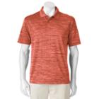 Men's Haggar&reg; Cool 18&reg; Classic-fit Performance Polo, Size: Large, Red/coppr (rust/coppr)