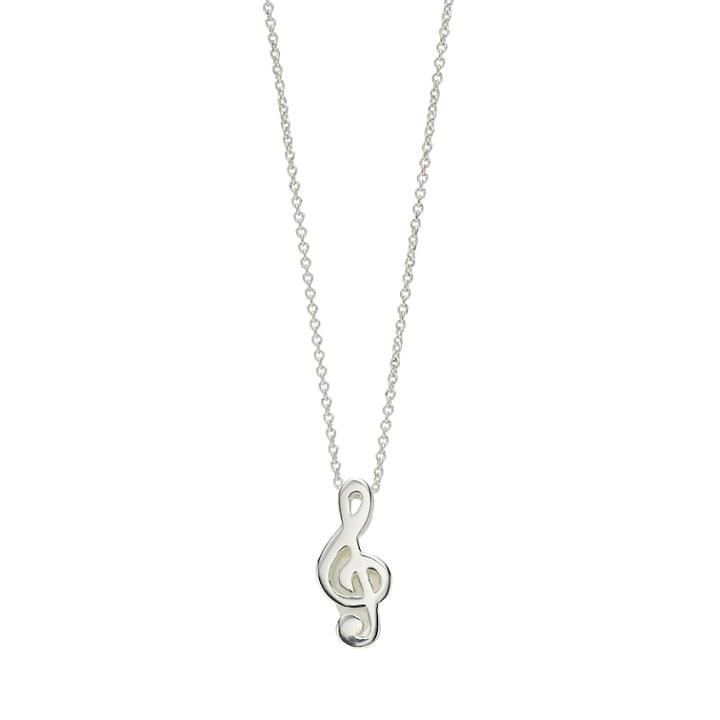 Love This Life Sterling Silver Silver Treble Clef Pendant Necklace, Women's, Size: 18