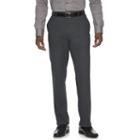 Men's Apt. 9&reg; Knit Slim-fit Charcoal Heather Suit Pants, Size: 38x32, Grey