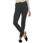 Women's Elle&trade; Pull-on Skinny Ponte Pants, Size: Medium, Black