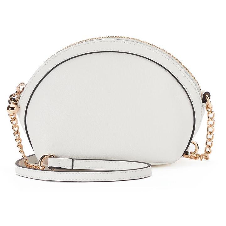 Lc Lauren Conrad Daisy Tortija Crossbody Bag, Women's, White