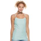 Juniors' So&reg; Lace Front Cami, Teens, Size: Xl, Lt Green