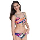 Women's Dolfin Uglies Printed Workout Bikini 2-pc. Set, Size: Large