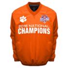 Men's Franchise Club Clemson Tigers 2016 National Champions Windshell Jacket, Size: Xxl, Orange