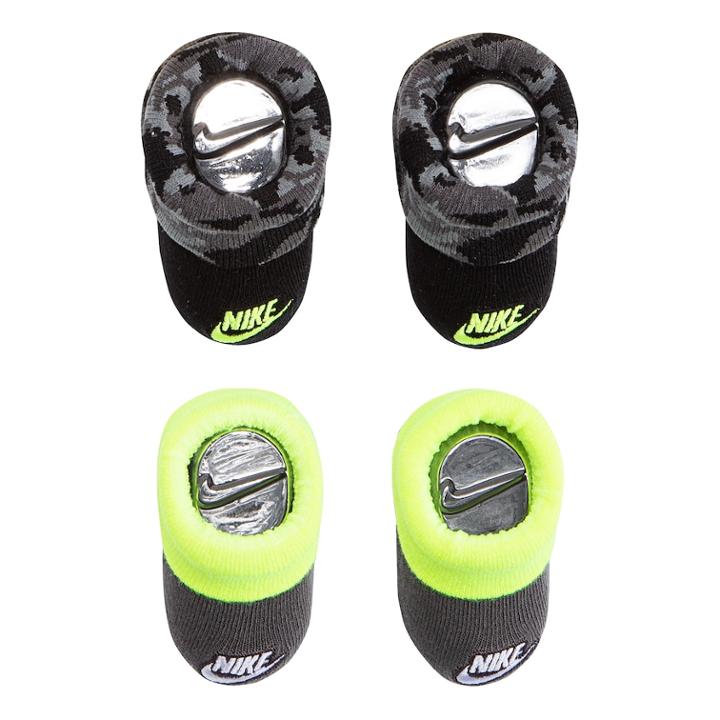 Baby Nike 2-pack Camo Booties, Infant Boy's, Black