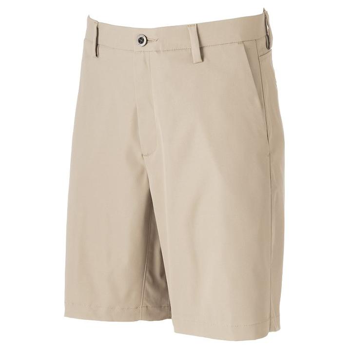 Men's Lee Cooltex&reg; Classic-fit Stretch Shorts, Size: 30, Beig/green (beig/khaki)