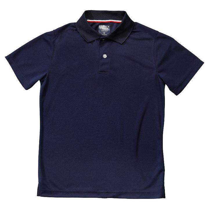 Boys 4-20 French Toast School Uniform Short-sleeve Performance Polo, Boy's, Size: 4-5, Blue (navy)