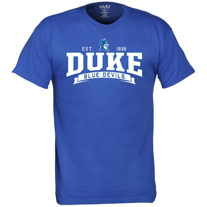 Men's Duke Blue Devils Beamer Tee, Size: Xxl, Brt Blue