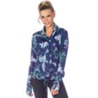 Women's Pl Movement By Pink Lotus Cowl Neck Pullover Top, Size: Medium, Purple