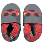 Baby Boy Tommy Tickle Race Car Slip-on Crib Shoes, Size: 18-24month, Med Grey