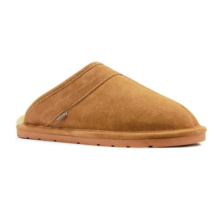 Lamo Men's Scuff Slippers, Size: Xl, Brown