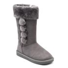 So&reg; Marisa Girls' Mid-calf Boots, Size: 1, Med Grey
