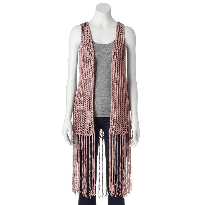 Sonoma Goods For Life&trade; Crochet Vest, Women's, Ovrfl Oth