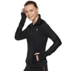 Women's Fila Sport&reg; Mesh Piecing Thumb Hole Jacket, Size: Small, Black