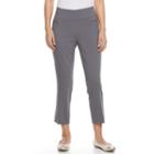 Petite Napa Valley Modern Fit Pull-on Ankle Pants, Women's, Size: 16 Petite, Dark Grey
