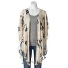 Sonoma Goods For Life&trade; Floral Kimono, Women's, Natural