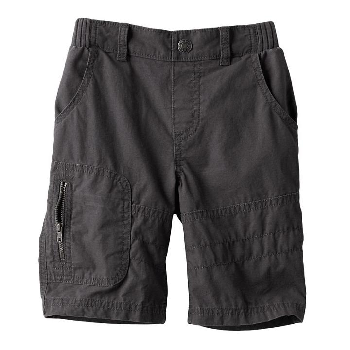 Boys 4-7x Sonoma Goods For Life&trade; Solid Shorts, Boy's, Size: 7, Grey