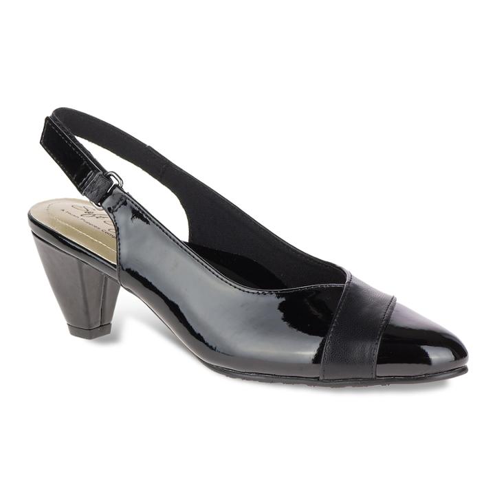 Soft Style By Hush Puppies Dagmar Women's Slingback High Heels, Size: Medium (7), Black