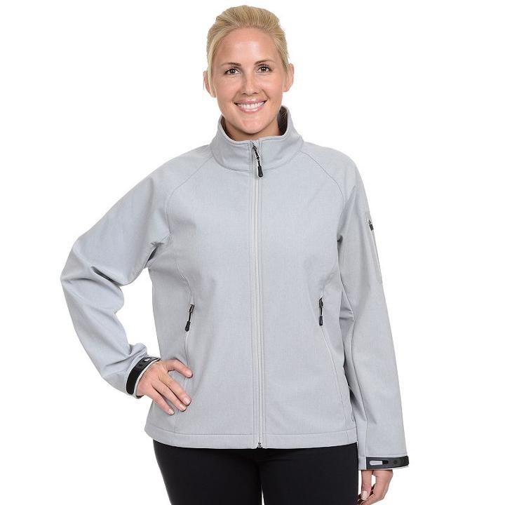 Plus Size Champion Soft Shell Jacket, Women's, Size: 1xl, Grey