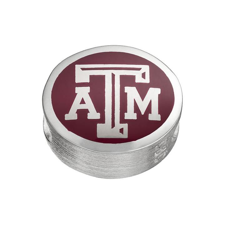 Fiora Sterling Silver Texas A & M Aggies Bead, Women's, Multicolor
