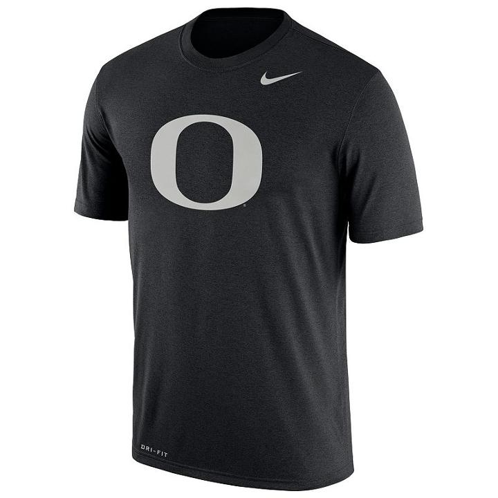 Men's Nike Oregon Ducks Legend Dri-fit Tee, Size: Medium, Black