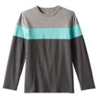Boys 8-20 Urban Pipeline&reg; Colorblock Tee, Size: Medium, Med Grey