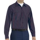 Red Kap, Men's Striped Work Shirt, Size: Xl, Multicolor