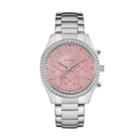 Caravelle New York By Bulova Women's Crystal Stainless Steel Chronograph Watch - 43l191, Grey