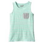 Girls 4-10 Jumping Beans&reg; Striped Lace Pocket Tank Top, Girl's, Size: 6, Brt Blue