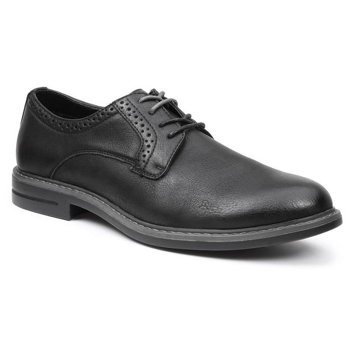 Izod Chad Men's Oxford Shoes, Size: Medium (10), Grey (charcoal)