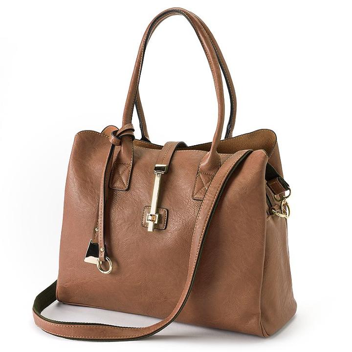 Mellow World Jasmine Convertible Satchel, Women's, Brown