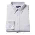 Men's Croft & Barrow&reg; True Comfort Regular-fit Stretch-collar Knit Dress Shirt, Size: 18.5 36/37, White