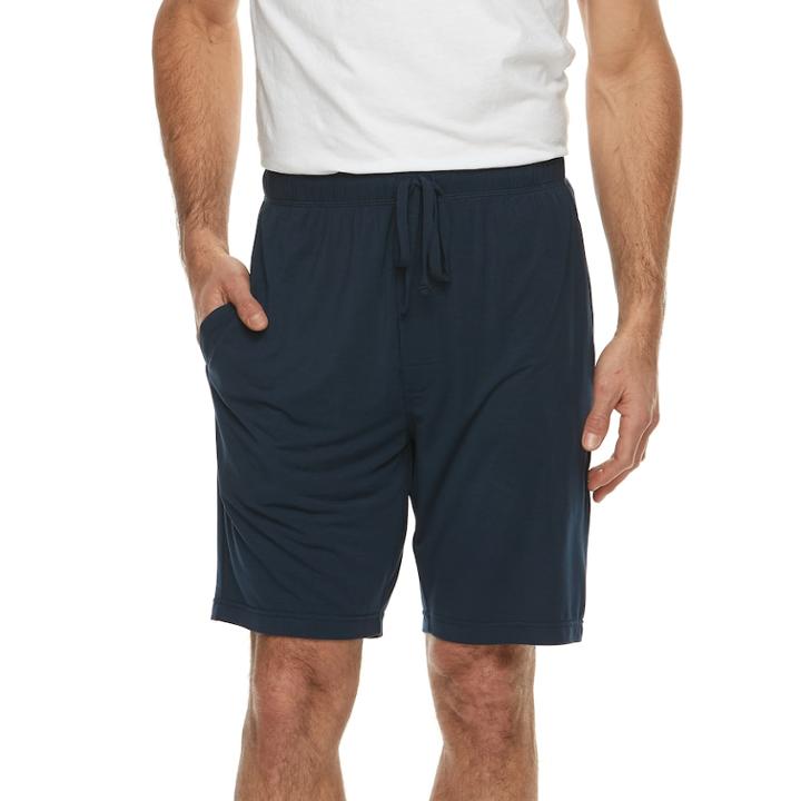 Men's Fruit Of The Loom Signature Breathable Mesh Lounge Shorts, Size: Large, Brt Blue
