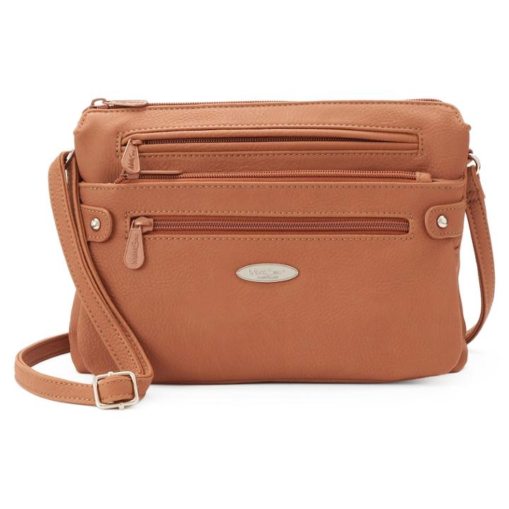 Multisac Hunter Mini Sleek Crossbody Bag, Women's, Brown
