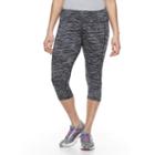 Plus Size Tek Gear&reg; Space-dyed Capris, Women's, Size: 3xl, Black