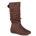 Journee Collection Shelley Women's Boots, Girl's, Size: Medium (6), Brown