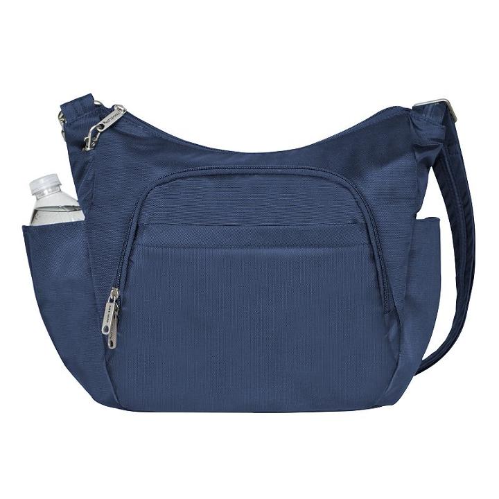 Travelon Anti-theft Rfid-blocking Cross-body Bag, Adult Unisex, Blue