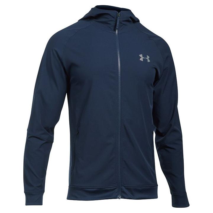 Men's Under Armour Woven Jacket, Size: Medium, Blue (navy)