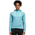 Women's Adidas Sport 2 Street Raglan Hoodie, Size: Xs, Blue