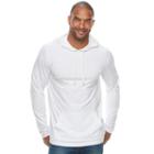Big & Tall Sonoma Goods For Life&trade; Flexwear Slim-fit Stretch Hoodie, Men's, Size: 3xl Tall, White