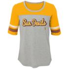 Girls 7-16 Arizona State Sun Devils Fan-tastic Tee, Size: L 14, Grey