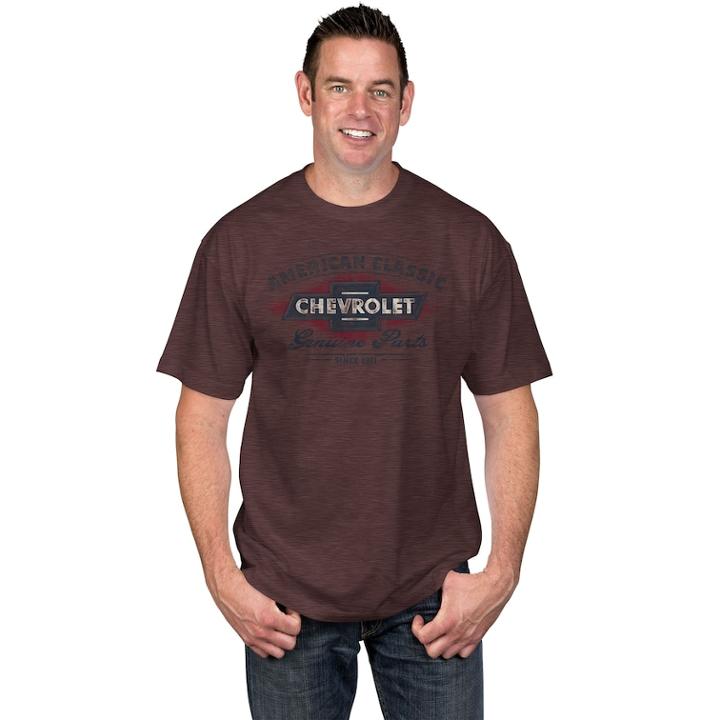 Men's Newport Blue Classic Vehicle Tee, Size: Large, Brt Red